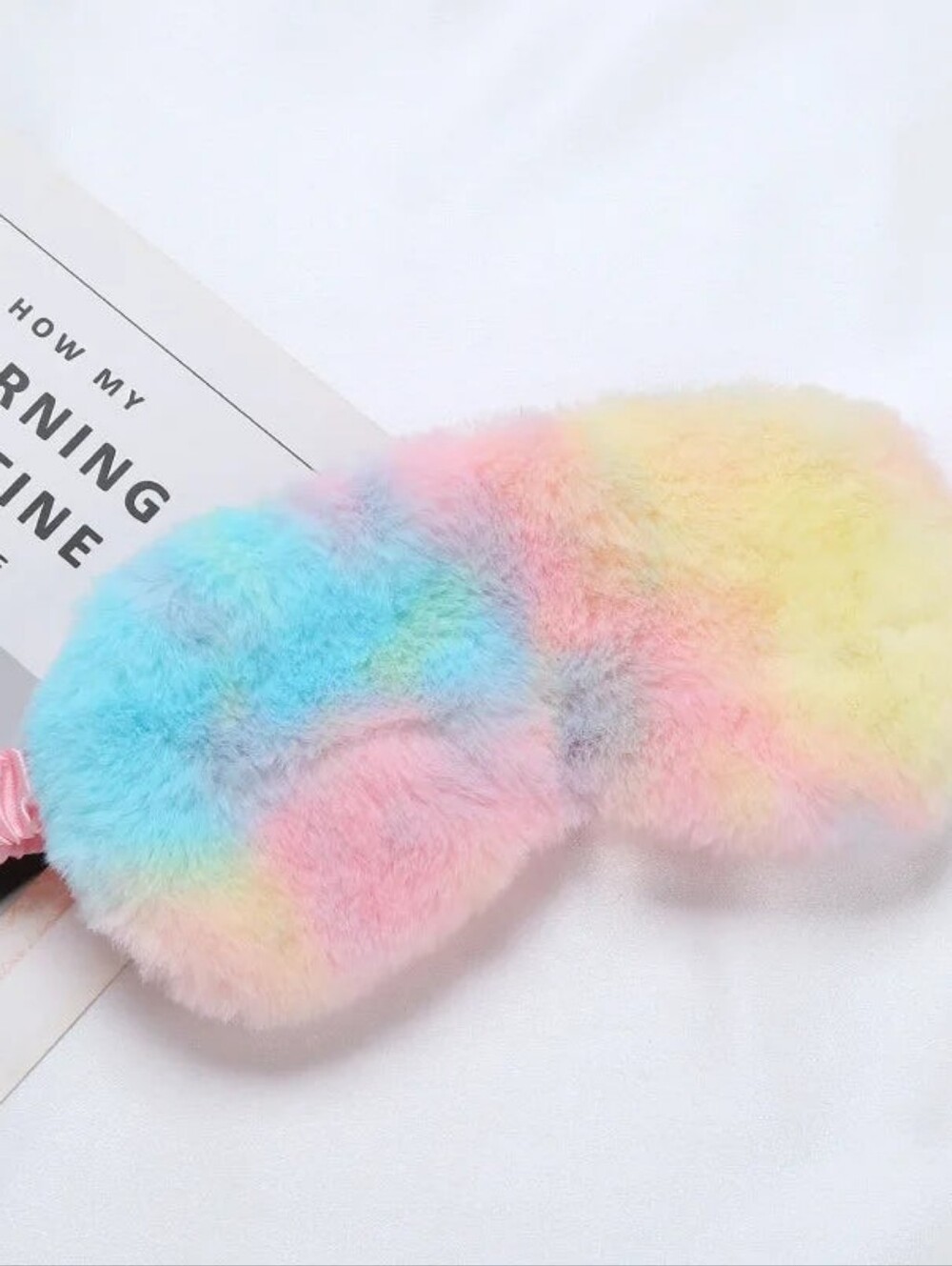 Tie Dye Plush Sleep Mask - Picture 3 of 8